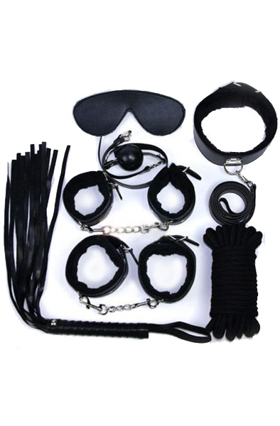 TOYZ4LOVERS Bondage Kit Black - Verdzības komplekts 2