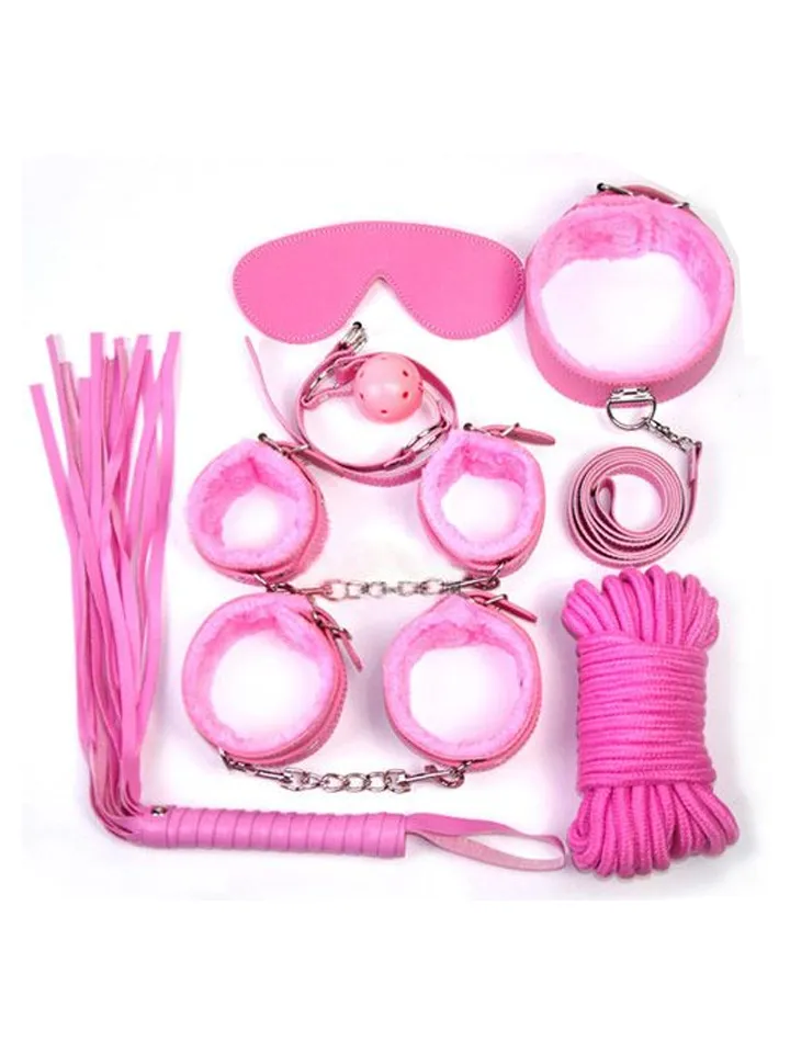 TOYZ4LOVERS Bondage Kit Pink - Verdzības komplekts 1