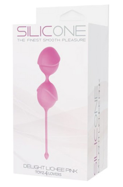 TOYZ4LOVERS Delight Pussy Lichee Silicone Pink - Kegela bumbiņas 2
