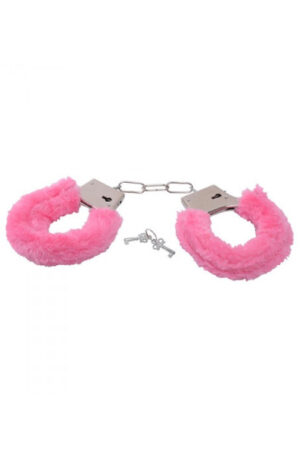 TOYZ4LOVERS Furry Handcuffs Pink - Rozā roku dzelži 1