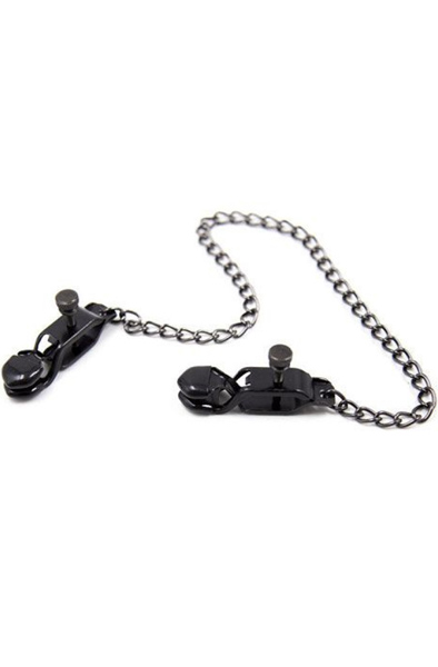 TOYZ4LOVERS Hard Nipple Clamps - Krūšu skavas ar ķēdi 3