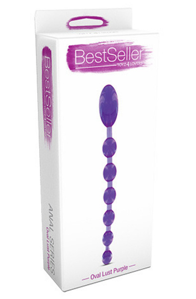 TOYZ4LOVERS Oval Lust Purple - Anālās krelles 2