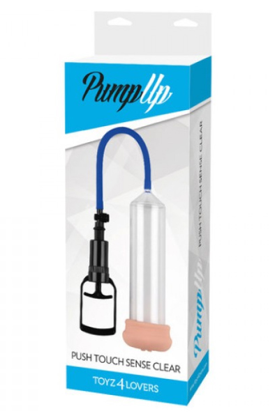TOYZ4LOVERS Pump Up Push Touch Sense Clear Penis Pump - Penisa sūknis 2