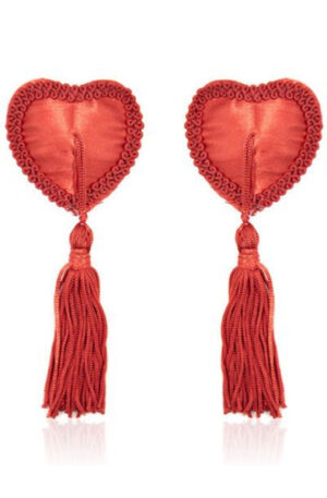 TOYZ4LOVERS Red Heart Nipples Tassels - Sprauslu pārsegi 1