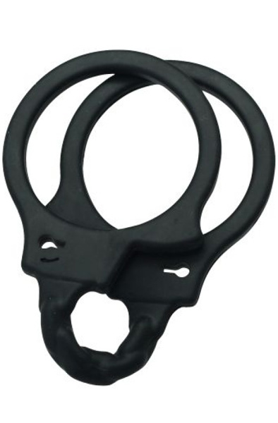 TOYZ4LOVERS Silicone Handcuffs Black - Rokudzelži 2