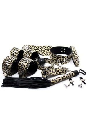 TOYZ4LOVERS Wild Bondage Kit Leopard - Verdzības komplekts 1