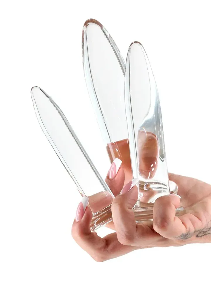 Trainer Kit Clear Glass - Stikla dildo 1 [full]