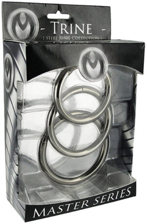 Trine Steel Ring Collection - Gaiļa gredzenu komplekts 1