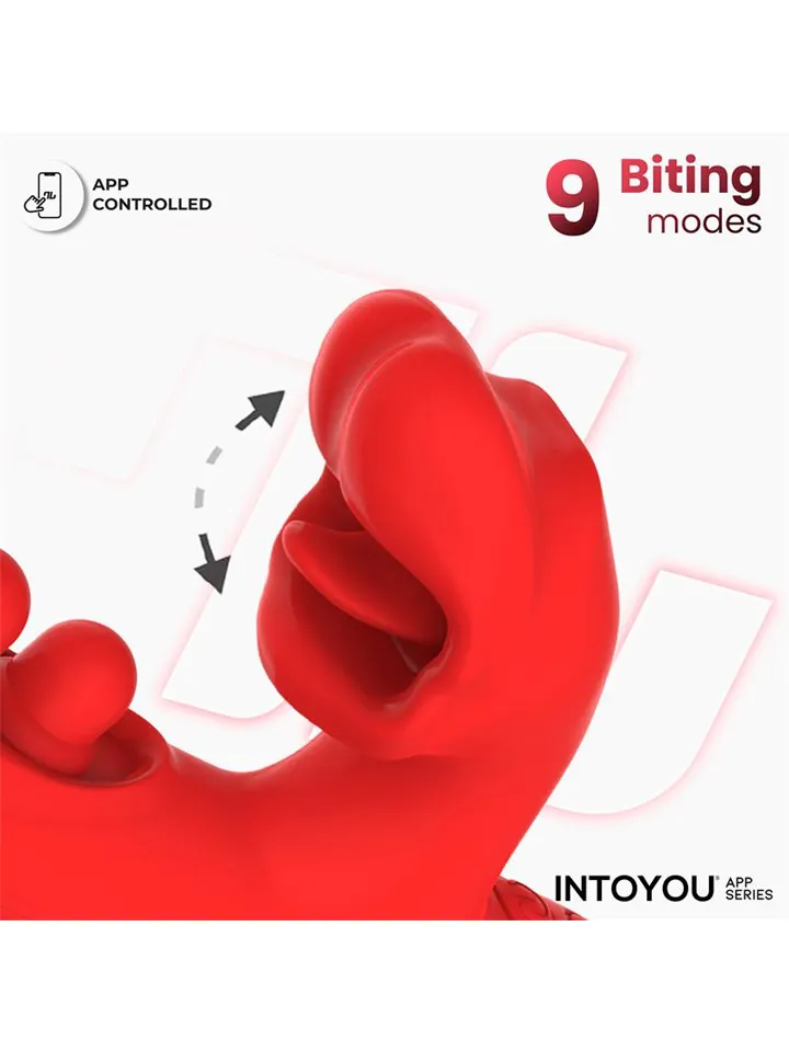 Trixy Vibrator With Tapping, Biting & App - Lietotņu kontrolēts trušu vibrators 3 [full]