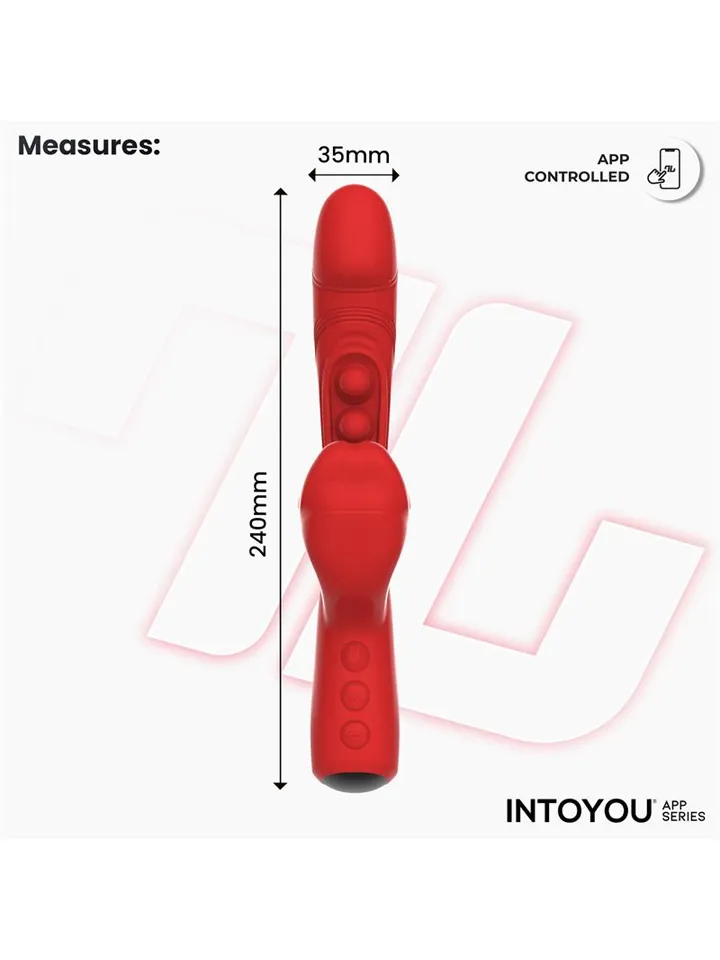 Trixy Vibrator With Tapping, Biting & App - Lietotņu kontrolēts trušu vibrators 5 [full]