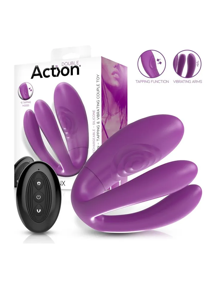 Twinx Vibrating & Tapping Couple Toy - Pāru vibrators 5 [full]
