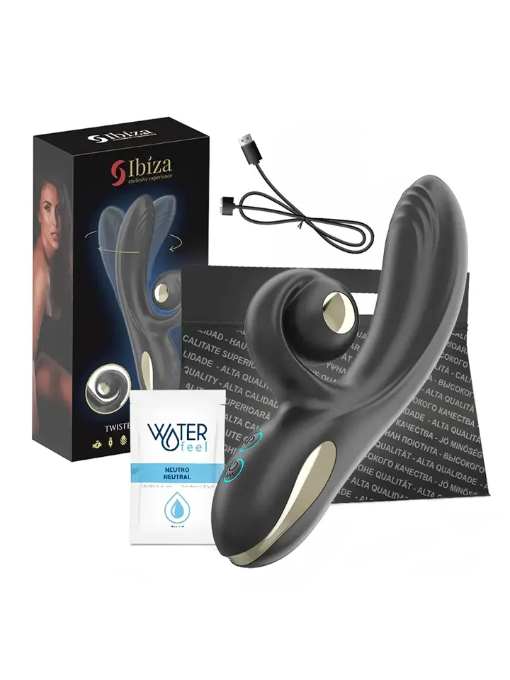 Twister Vibrator With Curve Stimulator & Rotation - Trušu vibrators 2 [full]