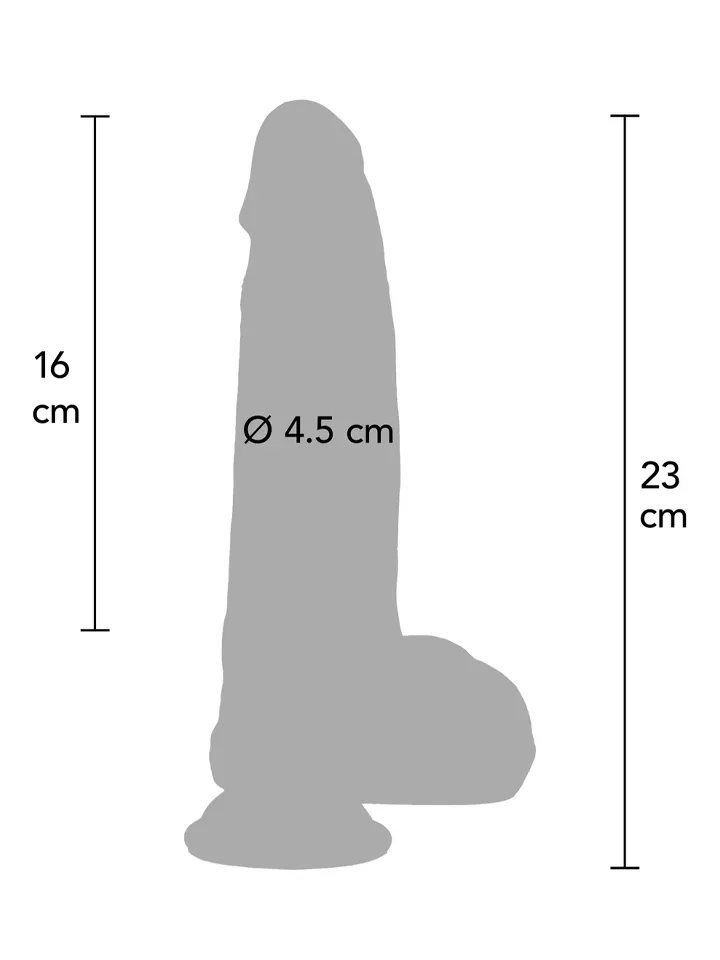 Ultra Realistic Dildo Silicone 18 cm - Dzīvīgs dildo 2 [full]