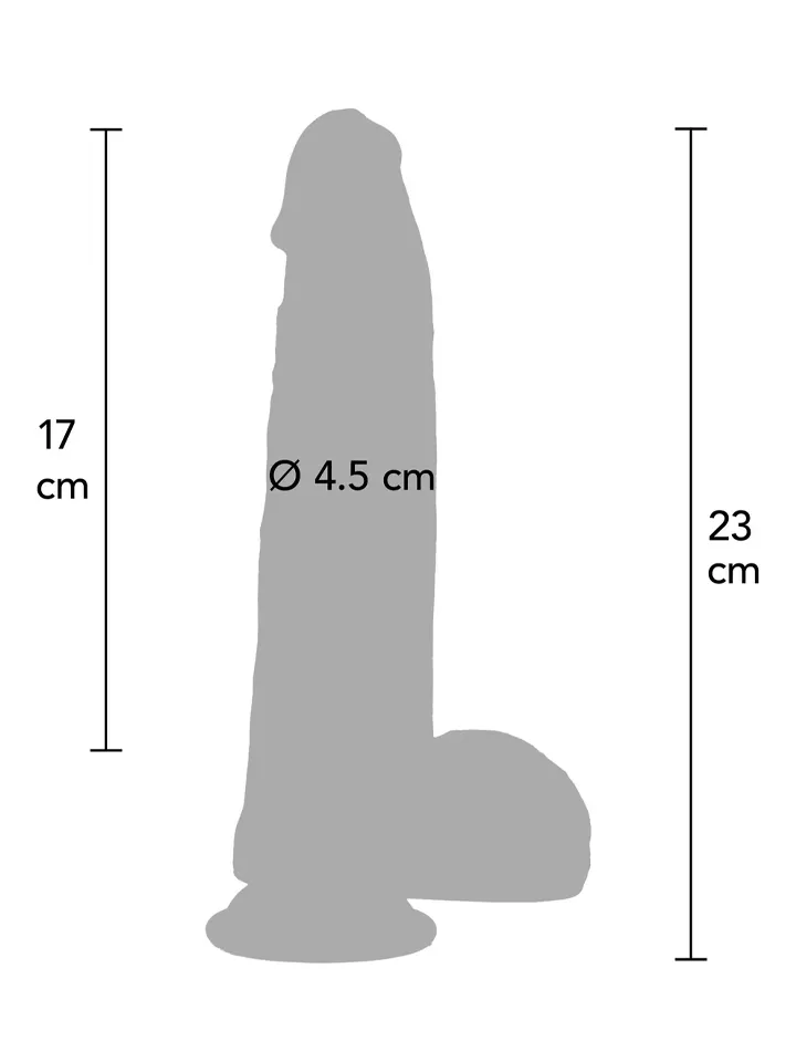 Ultra Realistic Dildo Silicone 23 cm - Dzīvīgs dildo 2 [full]