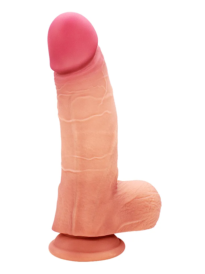 Ultra-Realistic Silicone Dildo With Balls 20 cm - Dzīvīgs dildo 1 [full]