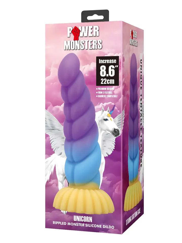 Unicorn Fantasy Silicone Dildo 22 cm - Fantasy dildo 4 [full]