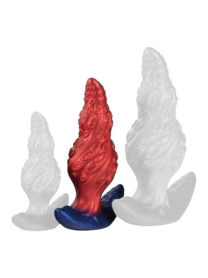 Unicorny Knotak Plug Red 19 cm - XL Buttplug 1 [full]