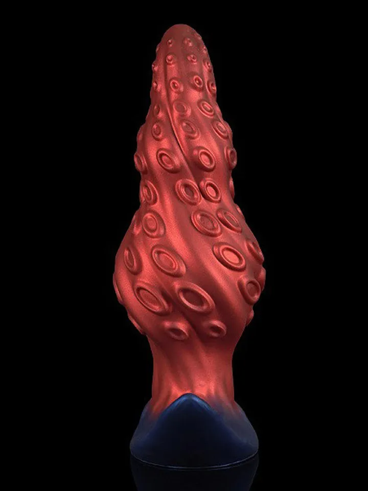 Unicorny Knotak Plug Red 19 cm - XL Buttplug 2 [full]