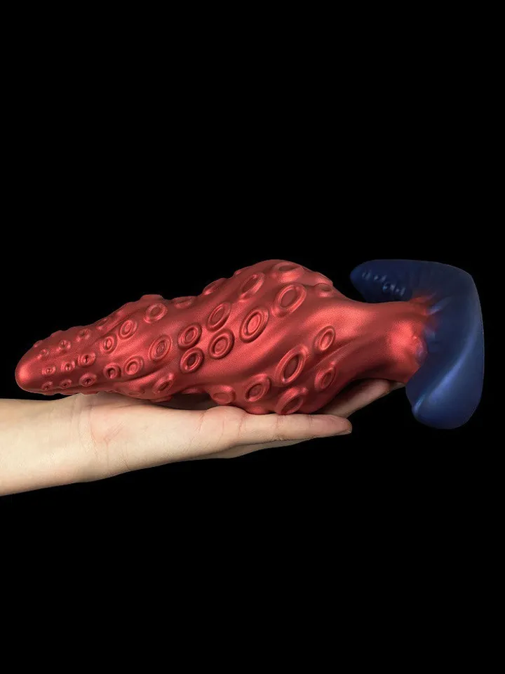 Unicorny Knotak Plug Red 23 cm - XL Buttplug 2 [full]