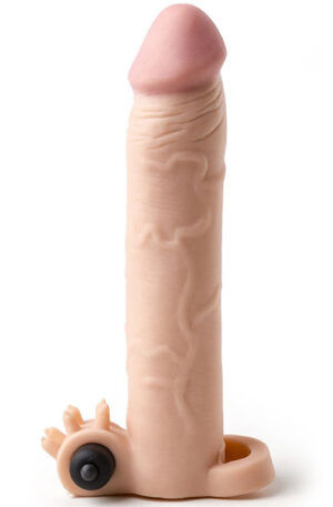 Vergite Realistic Sleeve With Vibration 19cm - Vibrējoša penisa piedurkne 1