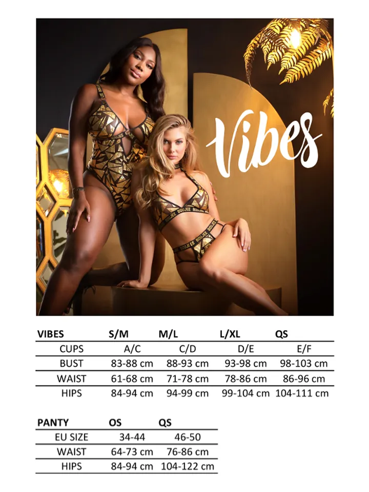 Vibes Lace Not Your Bitch Bra Set - Seksīga apakšveļa 6 [full]