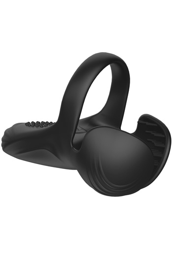 Vibrating Cock Ring With Perineum/Balls Stimulation - Gaiļa gredzens 2