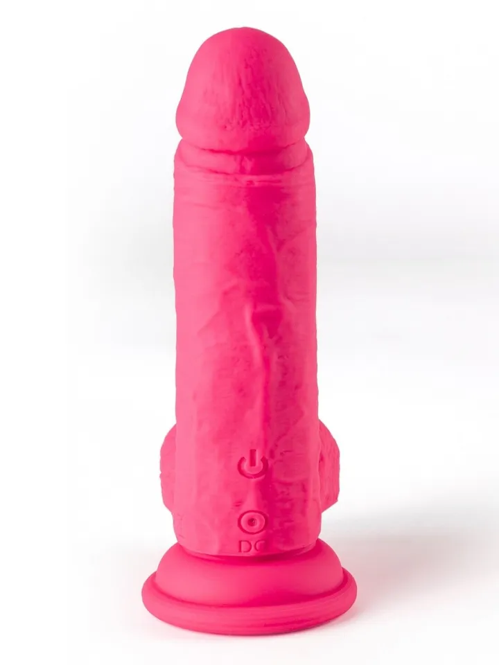 Vibrating Dildo With Remote Pink 16,5 cm - Vibrējošs dildo 2 [full]