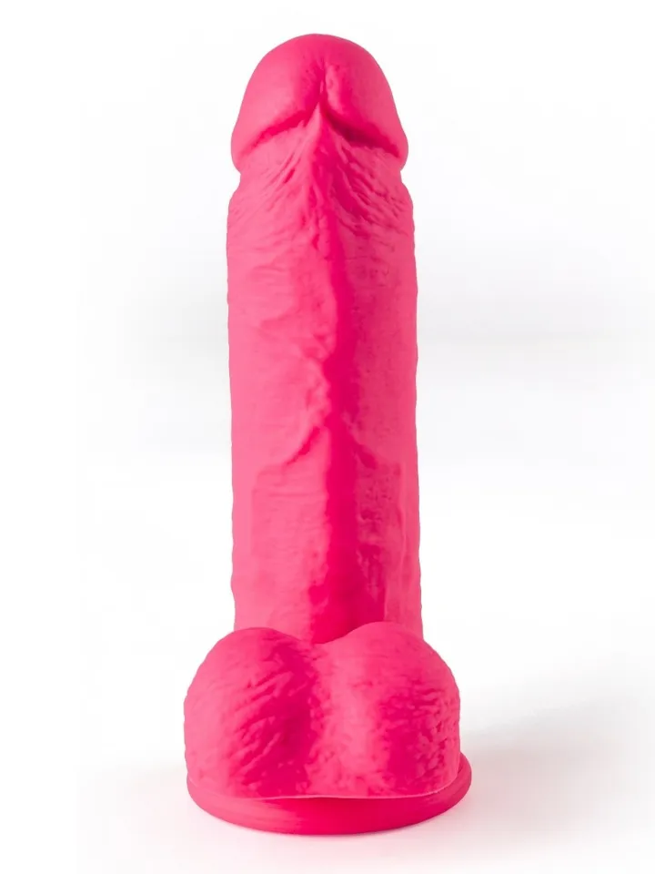 Vibrating Dildo With Remote Pink 16,5 cm - Vibrējošs dildo 3 [full]