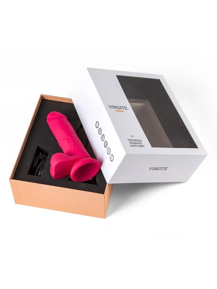 Vibrating Dildo With Remote Pink 16,5 cm - Vibrējošs dildo 5 [full]