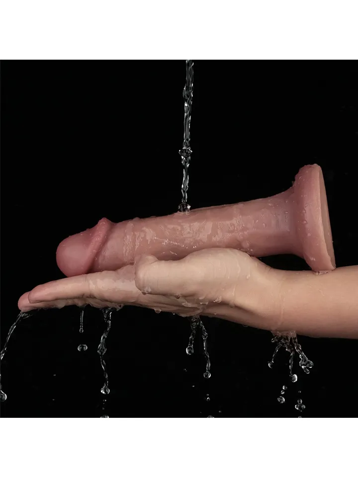 Vibrating Dual Density Power Cock 20 cm - Vibrējošs dildo 4 [full]