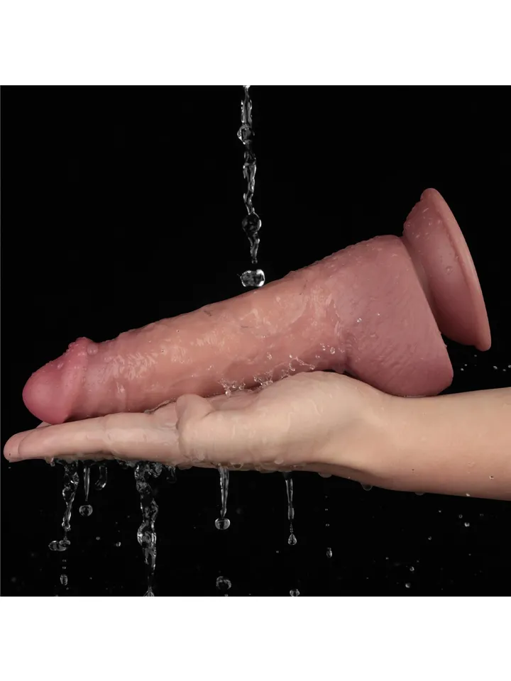 Vibrating Dual Density Power Cock 21,6 cm - Vibrējošs dildo 4 [full]