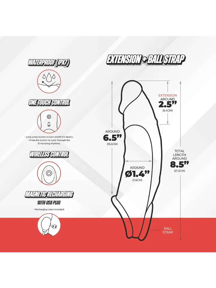 Vibrating Extension Sleeve Flesh - Vibrējošs penisa pagarinātājs 4 [full]