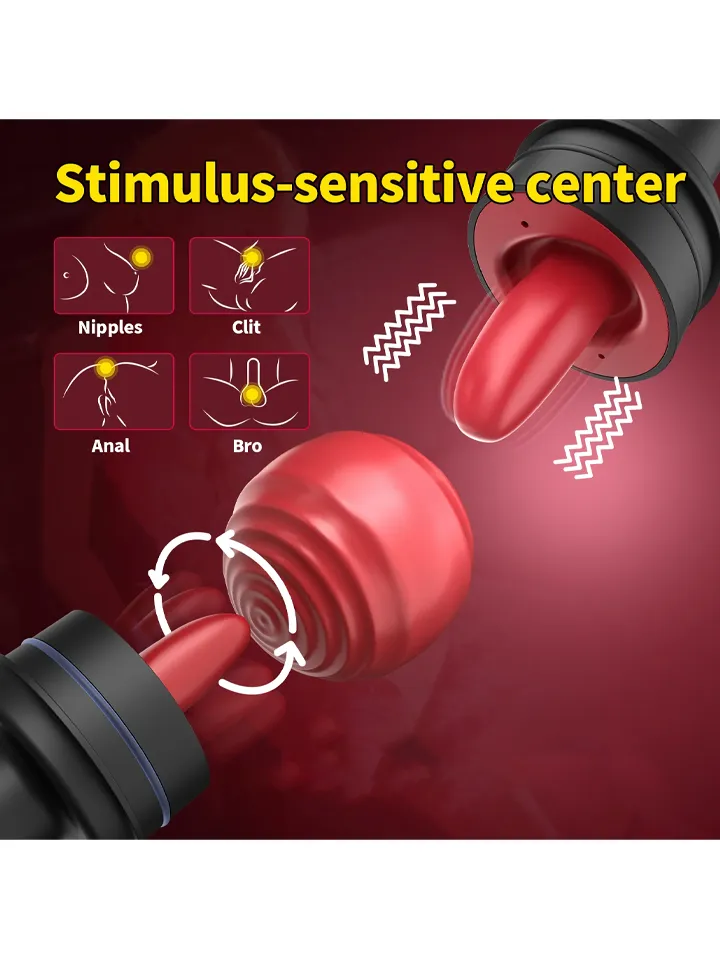 Vibrating & Licking Nip & Clit Sucker - Klitora sūknis 4 [full]