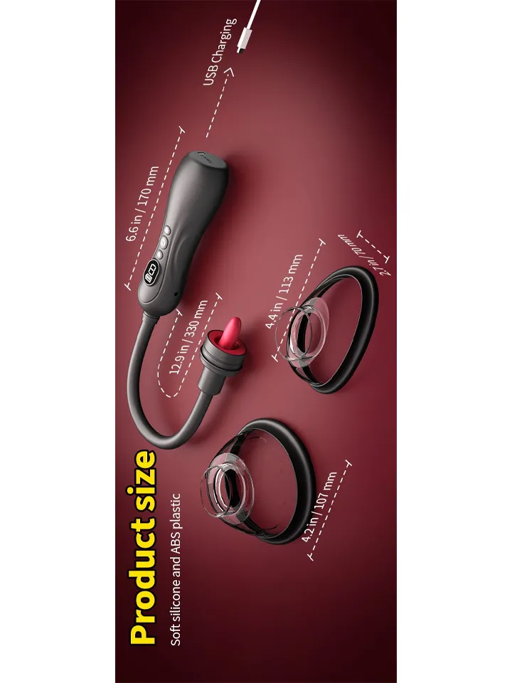 Vibrating & Licking Nip & Clit Sucker - Klitora sūknis 5 [full]