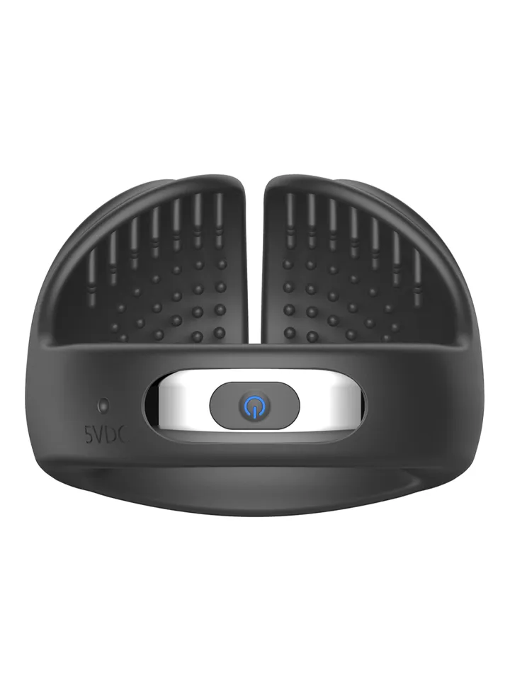 Vibrating Penis Ring With Ball Stimulation - Vibrējošs gaiļa gredzens 4 [full]