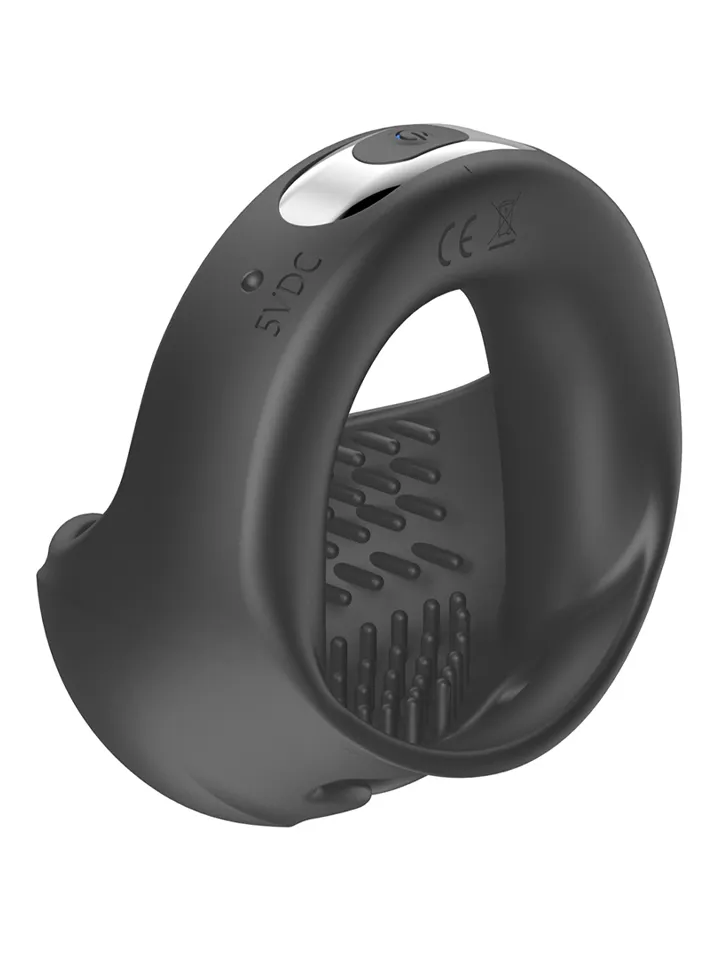 Vibrating Penis Ring With Ball Stimulation - Vibrējošs gaiļa gredzens 6