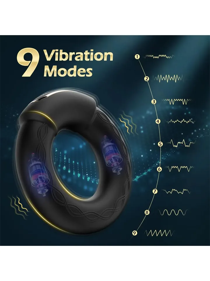 Vibrating Penis Ring With Heating Function - Vibrējošs gaiļa gredzens 2 [full]