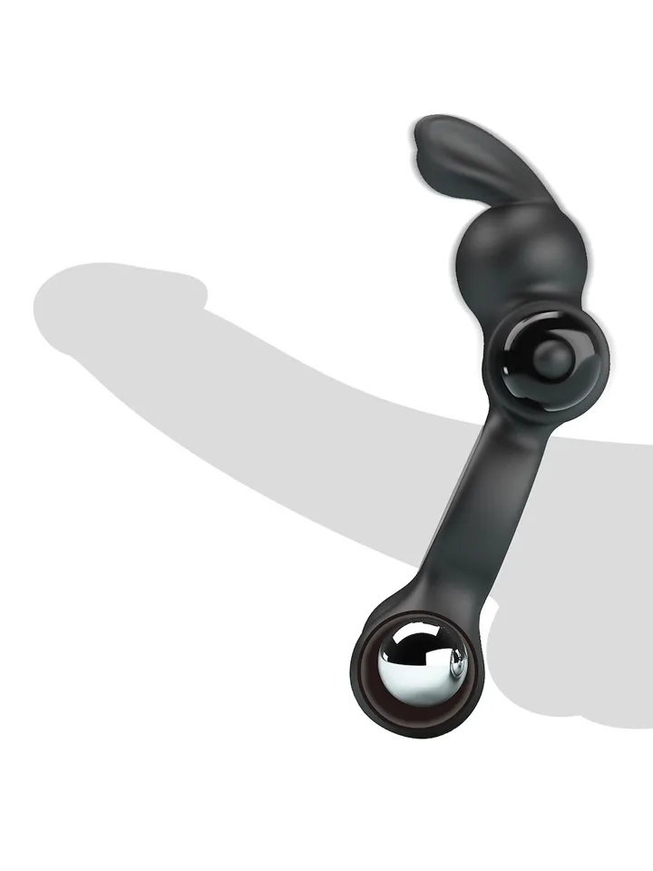 Vibrating Penis Ring With Steel Balls - Vibrējošs gaiļa gredzens 3 [full]