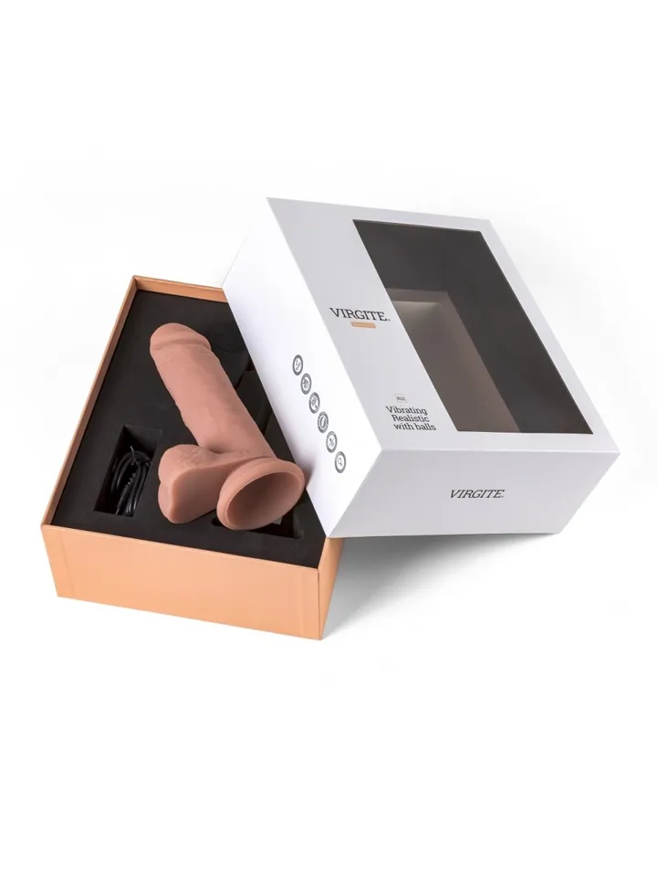 Vibrating Realistic Dildo With Remote 16,5 cm - Vibrējošs dildo 5 [full]