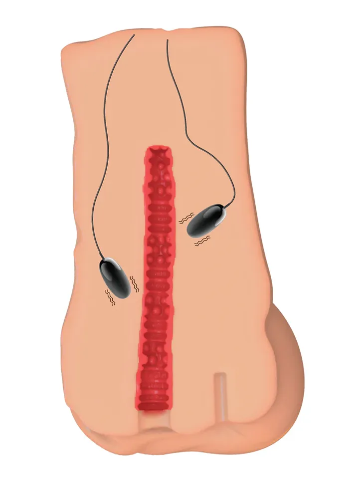 Vibrating Slut Hole Masturbator - Vibrējošs maksts masturbators 3 [full]