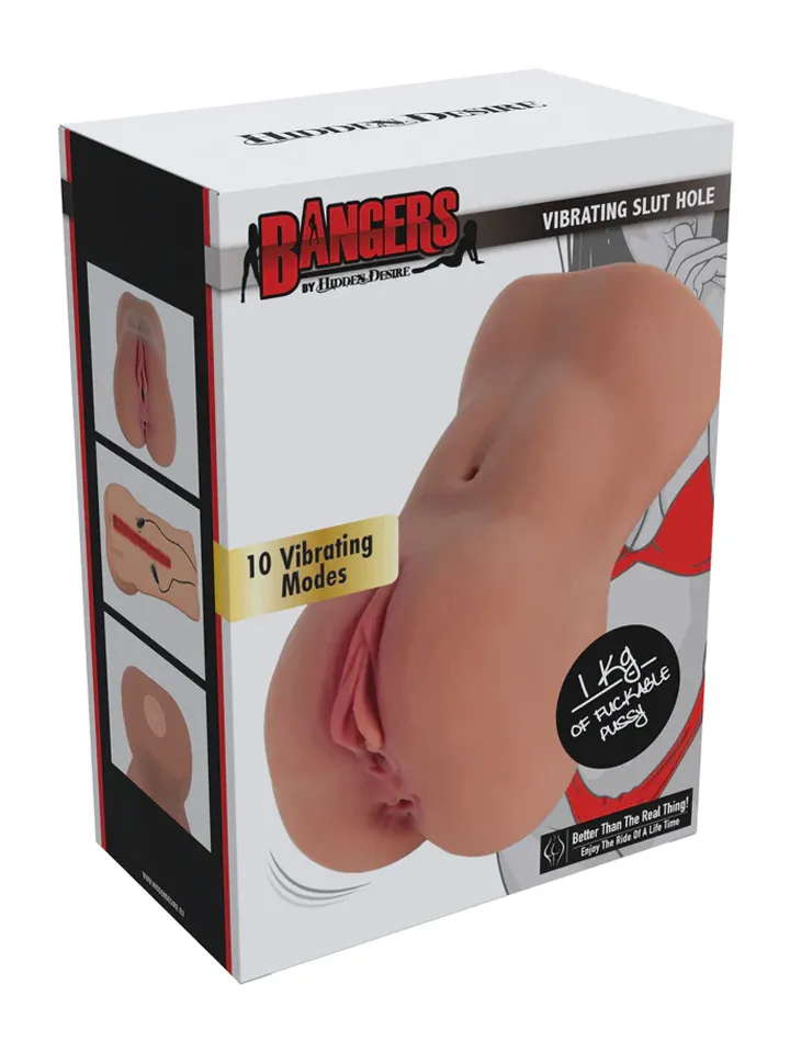 Vibrating Slut Hole Masturbator - Vibrējošs maksts masturbators 5 [full]