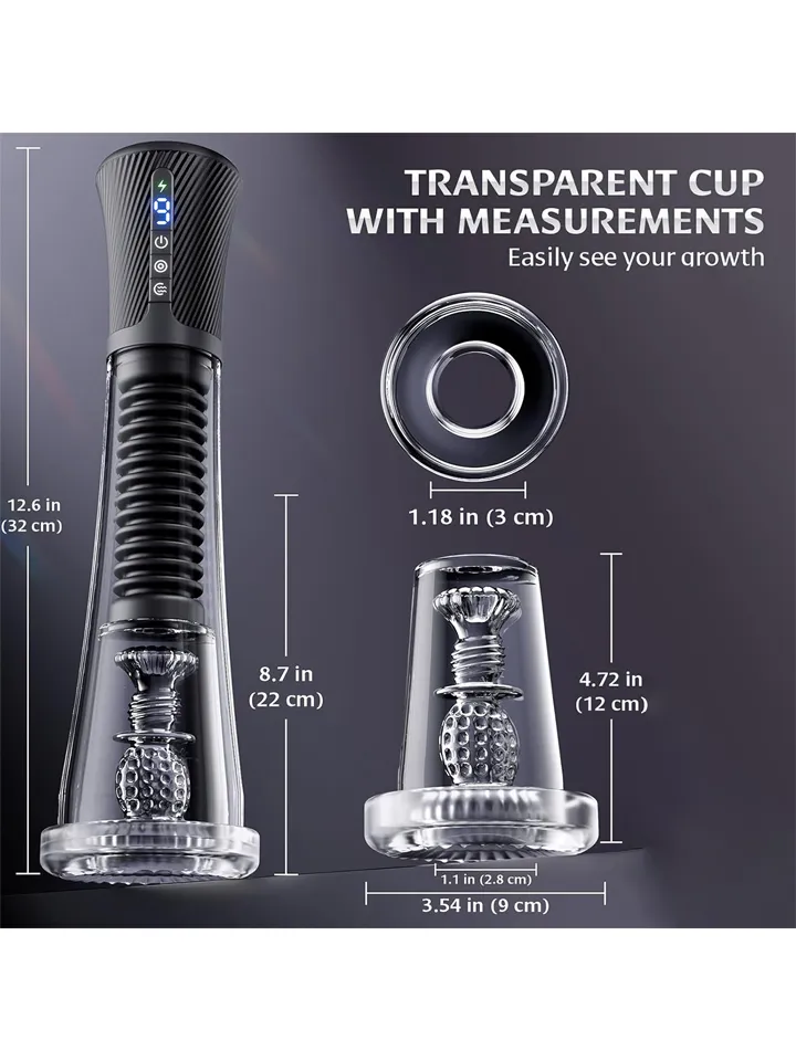 Vibrating & Sucking Masturbator & Pump - Automātisks penispump 5 [full]