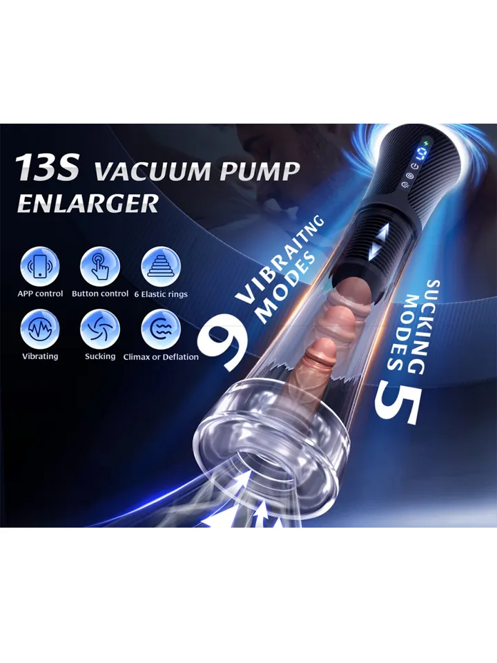 Vibrating & Sucking Masturbator & Pump - Automātisks penispump 6 [full]