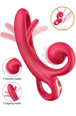 Vibrator With Tongue & Clitoral Stimulation - Klitora stimulators 1