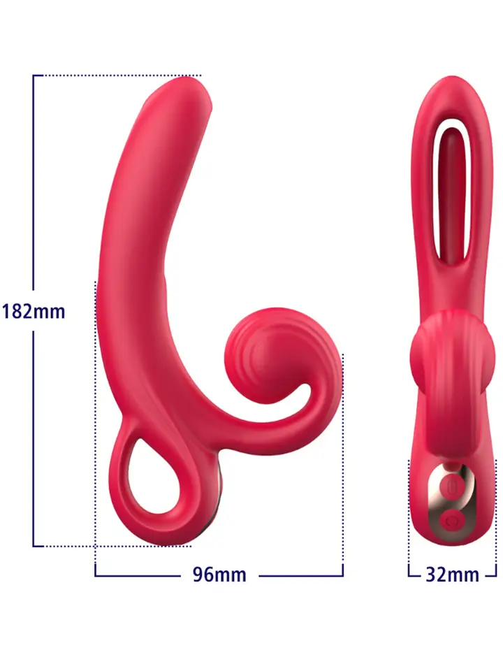 Vibrator With Tongue & Clitoral Stimulation - Klitora stimulators 4