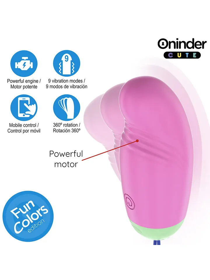 Vibro-Rotating 360 Silicone Egg With App - App kontrolēta vibrējoša ola 2 [full]