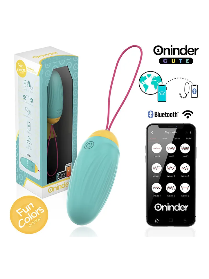 Vibro-Rotating Silicone Gem Egg With App - App kontrolēta vibrējoša ola 3 [full]