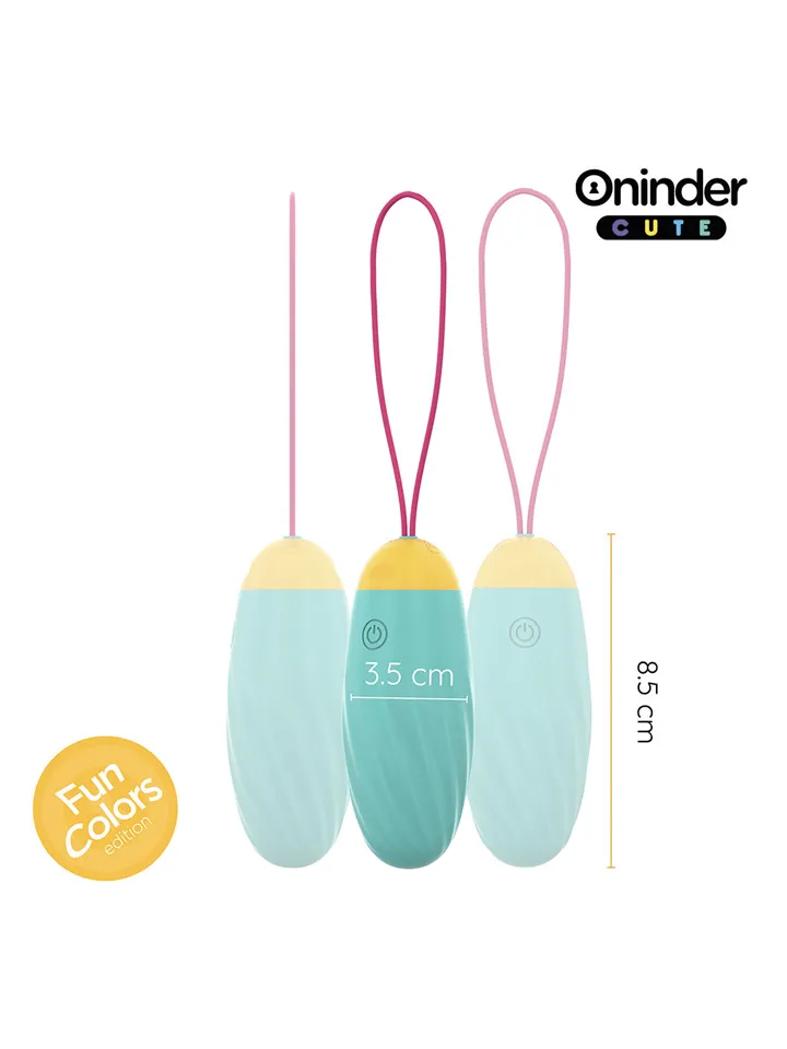 Vibro-Rotating Silicone Gem Egg With App - App kontrolēta vibrējoša ola 4 [full]