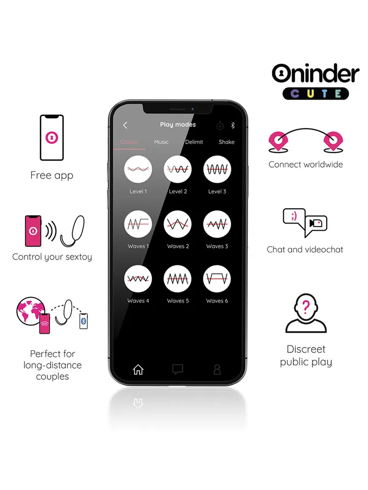 Vibro-Wave Tapping Silicone Egg With App - App kontrolēta vibrējoša ola 4 [full]