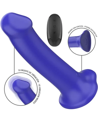 Victoria Vibrator 10 Modes Remote Control - Vibrējošs dildo 2